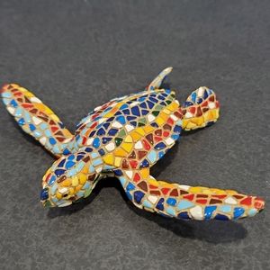 Mosaic turtle decor
